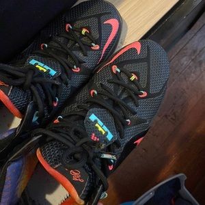 Black Data Nike Lebron 12,s collectible